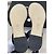 Sandali Chanel Neri in Tessuto con Nastro Double C Taglia 36 - vista 4