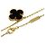 Collar Alhambra de oro amarillo de 18K y ónix Van Cleef & Arpels - vista 2