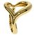 Autre Marque Anello Tiffany & Co. Open Heart in oro giallo 18K - vista 2