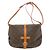 Borsa a tracolla Louis Vuitton Monogram Saumur 30 Perfo