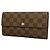 Louis Vuitton Damier Portefeuille Sarah Long Wallet