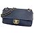 Borsa a tracolla Chanel in pelle blu navy