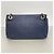 Borsa a tracolla Chanel in pelle blu navy - vista 11