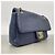 Borsa a tracolla Chanel in pelle blu navy - vista 2