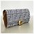 Portafoglio a catena/spalla Fendi Gray Zucca Canvas - vista 2