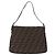 Borsa Fendi Zucchino Mamma Baguette Canvas Medium - vista 2