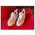 Sneakers Miu Miu in tela argento con zeppa - vista 2