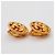 Chanel Vintage CC Round Clip-On Metal Small - vista 6