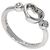 Autre Marque Tiffany & Co. Open Heart Ring mit 2 Diamanten aus Platin