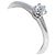 Autre Marque Tiffany & Co. Platin-Solitärring mit Diamant