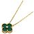 Collana Van Cleef & Arpels Alhambra Malachite e Diamanti