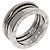 Bulgari Anello Bvlgari B-zero1 a 3 bande in oro bianco 18K - vista 2