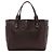 Borsa Tote Loewe Heritage in pelle di vitello marrone - vista 2