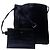 Autre Marque Saint Laurent Borsa Tote in Pelle Goffrata Coccodrillo Nera e Pochette