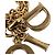 Collana a catena con logo vintage Christian Dior - vista 14