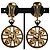 Céline Orecchini Swing Circle Vintage CELINE - vista 3