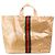 Borsa Tote GUCCI x COMME des GARÇONS in vinile beige - vista 2