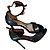Charles Jourdan high heel sandals adorned with rhinestones