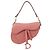 Christian Dior Saddle Mini in pelle ricamata e stampata
