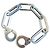 Dinh Van Bracciale manette R20 in argento