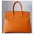 Borsa Hermès Birkin 30 Epsom Orange - vista 3