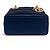 Dior Mini Lady Dior Borsa blu navy seta - vista 9