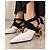 JW Anderson Scarpe J.W. Anderson in pelle bianca e camoscio nero con cinturini - vista 2