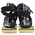 JW Anderson Scarpe J.W. Anderson in pelle bianca e camoscio nero con cinturini - vista 7