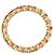 Autre Marque BIJOUX-BURMA Set Collana e Orecchini Cristalli Oro Rosa Marrone - vista 3