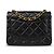 Borsa Chanel Mini Square Timeless Classic Flap Nera - vista 3