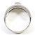 Autre Marque Anello fede in oro bianco 18K e diamanti - vista 3