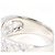 Autre Marque Anello fede in oro bianco 18K e diamanti - vista 5