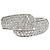 Autre Marque 18K Weißgold Diamant-Bandring