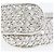 Autre Marque 18K Weißgold Diamant-Bandring - Ansicht 2