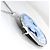 Autre Marque PT900 Platinhalskette mit Achat-Karten-Design - Ansicht 2