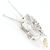 Autre Marque Collana in oro bianco 18K con diamante brown - vista 2