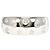 Autre Marque Ehering aus 18K Weißgold mit Diamant