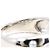 Autre Marque Ehering aus 18K Weißgold mit Diamant - Ansicht 6