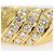 Autre Marque Ehering aus 18K Gelbgold mit Diamant - Ansicht 2