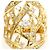 Autre Marque Anello fede in oro giallo 18K e diamanti - vista 2