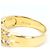 Autre Marque Ehering aus 18K Gelbgold mit 0,59ct Diamant - Ansicht 5