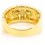 Autre Marque Ehering aus 18K Gelbgold mit Diamant - Ansicht 4