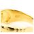 Autre Marque Ehering aus 18K Gelbgold mit Diamant - Ansicht 5