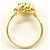 Autre Marque Ehering aus 18K Gelbgold mit Diamant - Ansicht 3