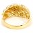 Autre Marque Goldbandring 18K Gelbgold mit Diamant - Ansicht 4