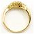Autre Marque Bandring aus 18K Gelbgold mit Diamant - Ansicht 3