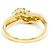 Autre Marque Bandring aus 18K Gelbgold mit Diamant - Ansicht 4