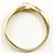 Autre Marque Ehering aus 18K Gelbgold mit Diamant - Ansicht 2