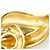 Autre Marque Orecchini a lobo in oro giallo 18K con diamante - vista 4