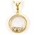 Autre Marque Collana in oro giallo 18K con diamante